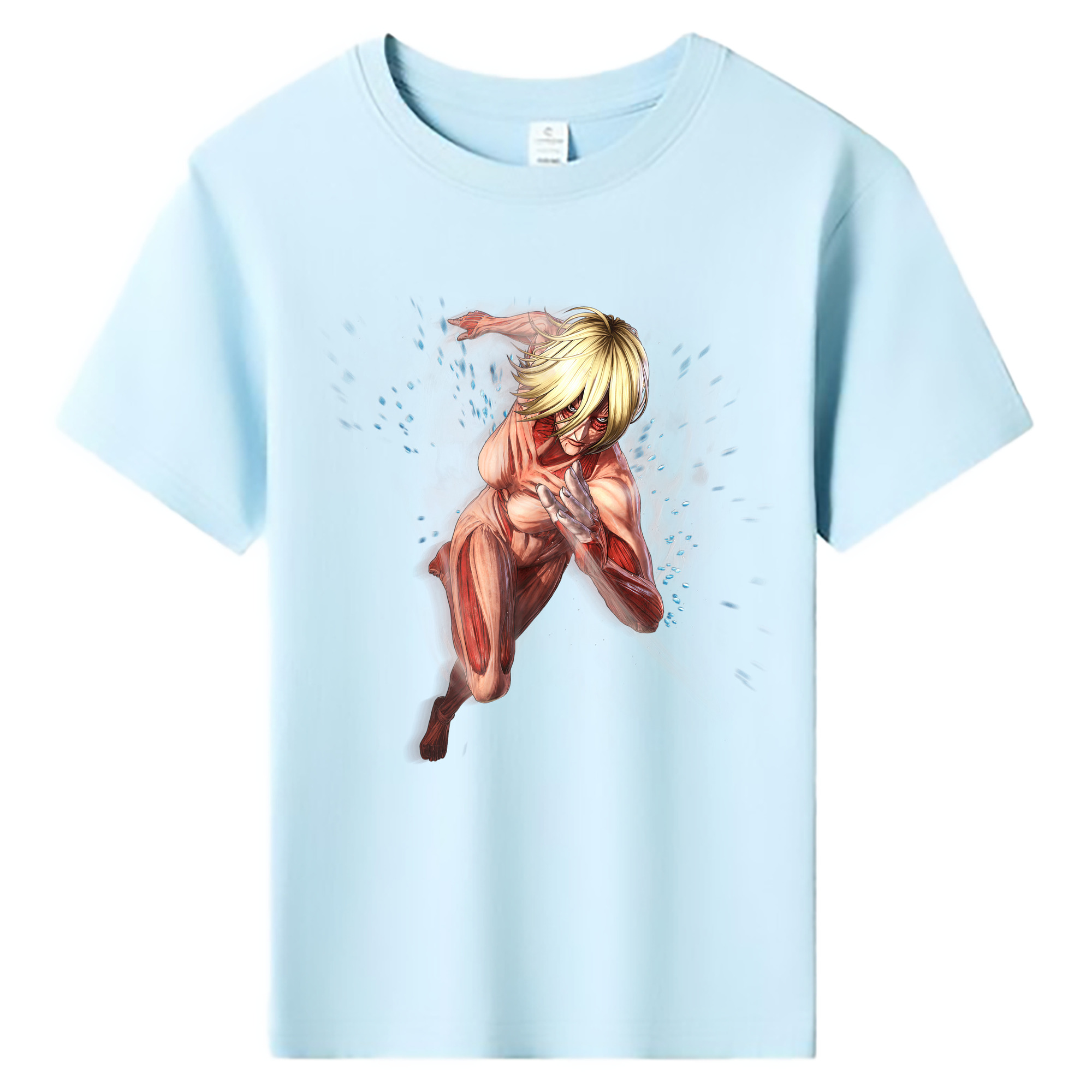 （画像用） 進撃の巨人 Attack on Titan 綿100％キッズTシャツ（フロントプリント）